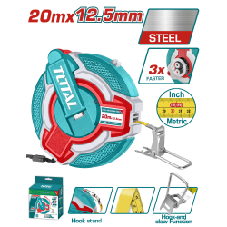 TOTAL 公英製鋼捲尺20m (TMT08206)