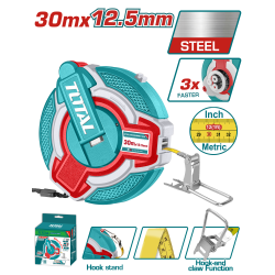 TOTAL 公英製鋼捲尺30m (TMT08306)