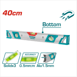 TOTAL 帶磁水平尺 40CM (TMT24086M)