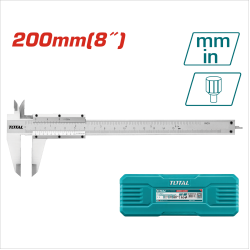 TOTAL 鋼製游標卡尺 200mm (TMT312001)