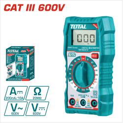 < 請洽各經銷通路 >TOTAL 經濟款數位萬用電表 600V (TMT460012)
