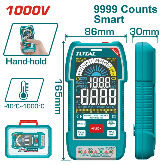 自動調節萬用電錶/1000V (TMT5110004)