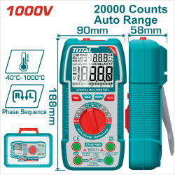  TOTAL 自動量程萬用電錶/1000V 高端款 (TMT5410003)