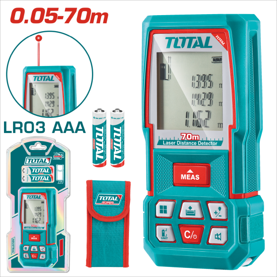 TOTAL 雷射測距儀 70米 (TMT57026)