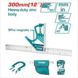<停產 >TOTAL 強磁活動角尺 (TMT653005)
