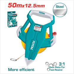 <停產> TOTAL 手提鋼捲尺 英制 50米 (TMT710506)