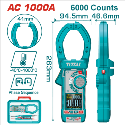 TOTAL 交流鉗錶 1000A (TMT7610001)