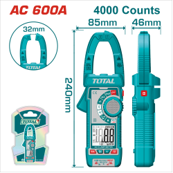 TOTAL 交流鉗錶 600A (TMT766001)