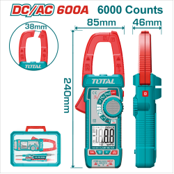TOTAL 交流/直流兩用鉗錶 600A (TMT766002)