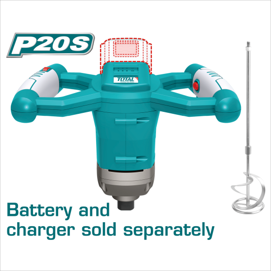 充電式水泥攪拌器 20V -單機 (TMXLI2001)