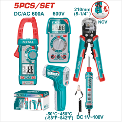 TOTAL 5件汽修測量組套 (TOS23066) 