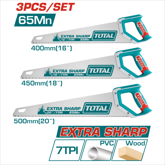 TOTAL 手板鋸子 3件組 (TOS23093)