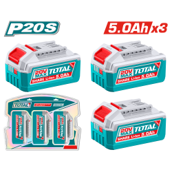 TOTAL 鋰電5A電池三件組 (TOSLI251198)