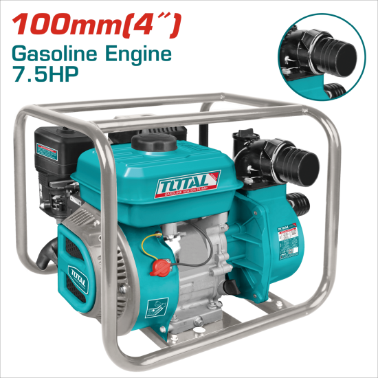 <請洽各經銷商>TOTAL 4吋引擎抽水機 7.5HP (TP3402)