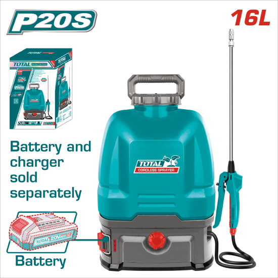  < 請洽各經銷通路 > 充電式噴霧器 20V 16L (TSPLI2016)