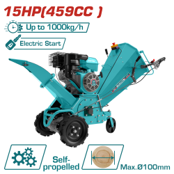 TOTAL 15HP自走碎木機 (TWCS3104)