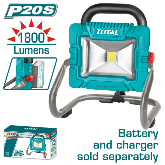 充電式方型工作燈 20V 1800流明 -單機 (TWLI2025)