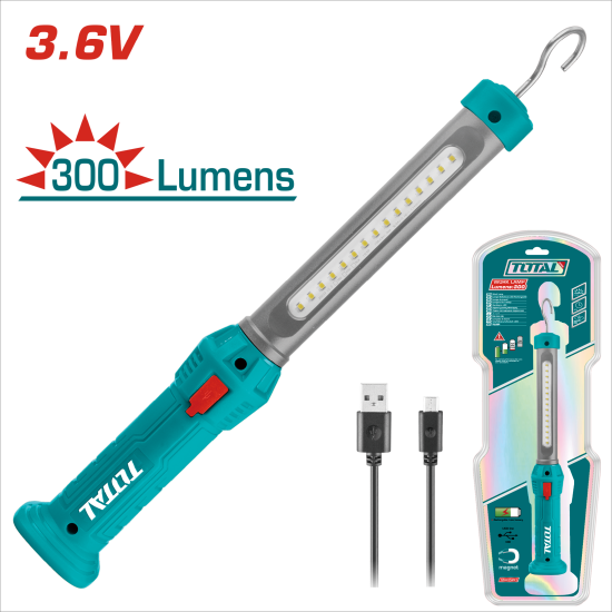 TOTAL USB充電磁吸工作燈 (TWLI35261)