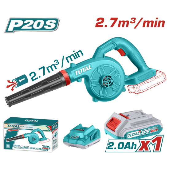 < 請洽各經銷通路 > TOTAL  20V 新款強力吹風機 全配 (UTABLI200281)