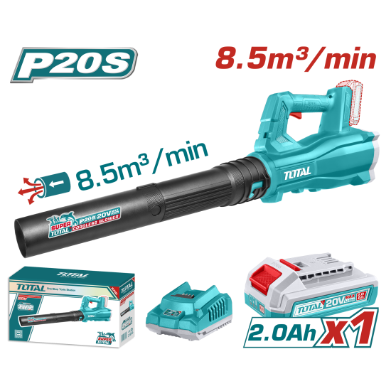 TOTAL  20V 新款強力筒形吹風機 全配 (UTABLI203235)