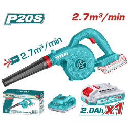 < 請洽各經銷通路 >TOTAL 20V 鋰電鼓風機-單2A套組 (UTABLI20781)