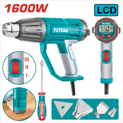 TOTAL 高功率熱風槍 1600W 數位調溫 (UTB16056)