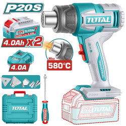 TOTAL 鋰電熱風槍-雙4A組 (UTBLI20085)