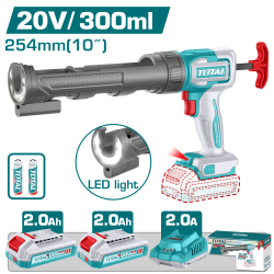 充電式矽利康槍10"20V-雙2.0Ah套裝(UTCGLI20021)