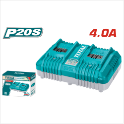 TOTAL 20V 快速4A雙插充電器 (UTCLI2034)