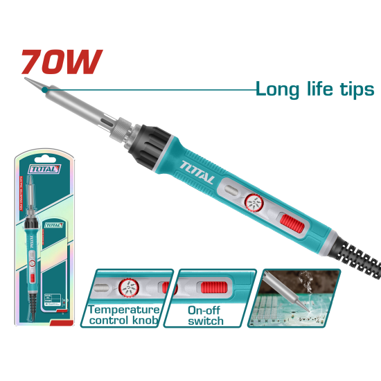 TOTAL 電烙鐵/70W (UTET01606)