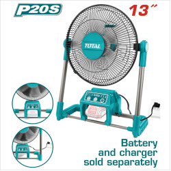 TOTAL 鋰電風扇/ 兩用 <110V> (UTFALI2001)