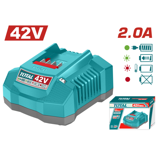 TOTAL 42V-鋰電充電器(UTFCLI42021)