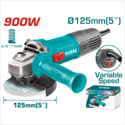 TOTAL 5吋可調速砂輪機 900W (UTG109125565)