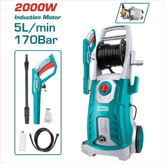 TOTAL 110V 低壓感應高壓清洗機 2000W (UTGT11246)