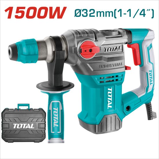 <停售>TOTAL 暴力電動鎚鑽 1500W <耐震款> (UTH1153226)