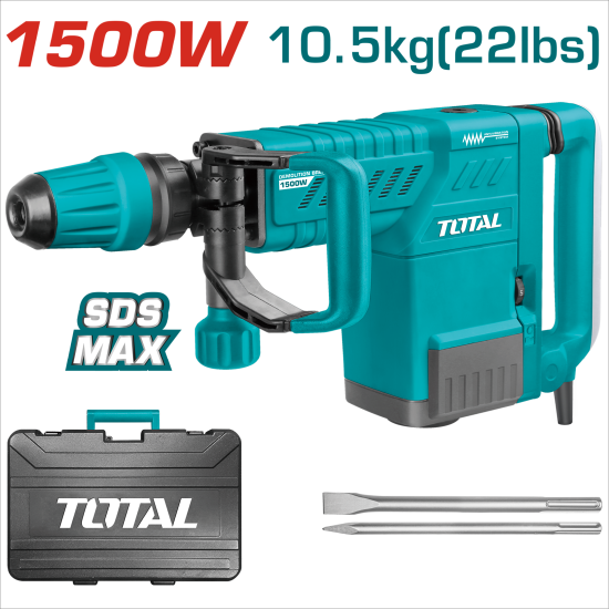 TOTAL 強力五溝電動電鎬/破碎機 1500W (UTH215002)