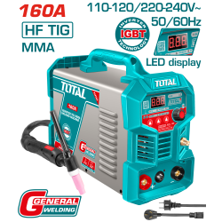 TOTAL TIG/MMA電焊機/160A (UTIG16058)