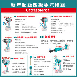 < 請洽各經銷通路> TOTAL 新年限定四版手汽修開工組 (UTOS26NY01)