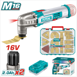 (請洽各經銷通路)TOTAL 16V 鋰電磨切機套裝 (UTOSLI241299) 