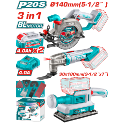 < 請洽各經銷通路 >TOTAL 鋰電磨切三機組 (UTOSLI250781)