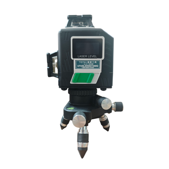 TOTAL 通透工具 12線 雷射水平儀  貼牆8V4H 真綠光 極真亮度 (UTOSLIEN5G1200G)