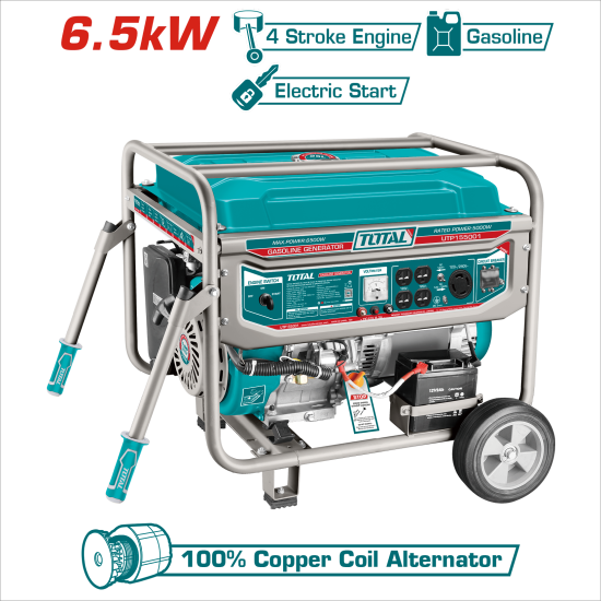 TOTAL 四行程引擎發電機 6500W (UTP155001)