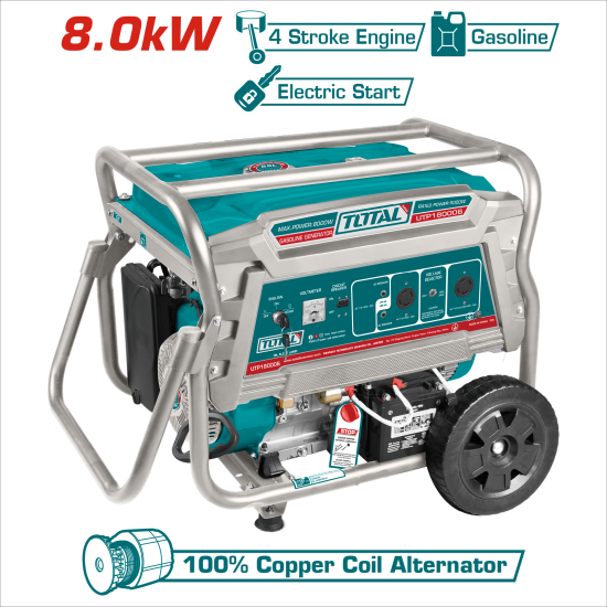  TOTAL 四行程引擎發電機 8000W (UTP180006)