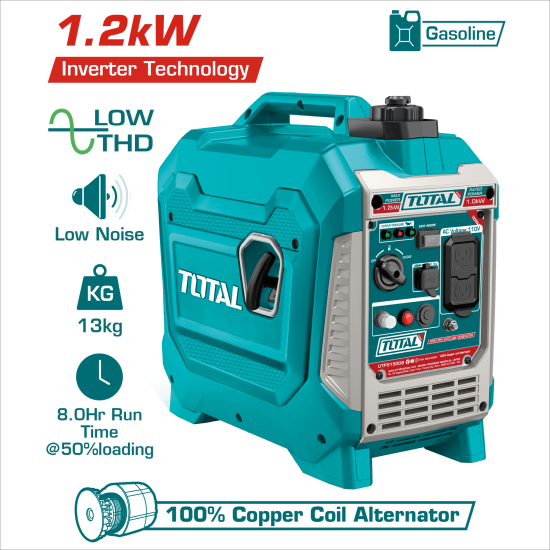 四行程逆變靜音發電機 1.2kW (UTP515006)