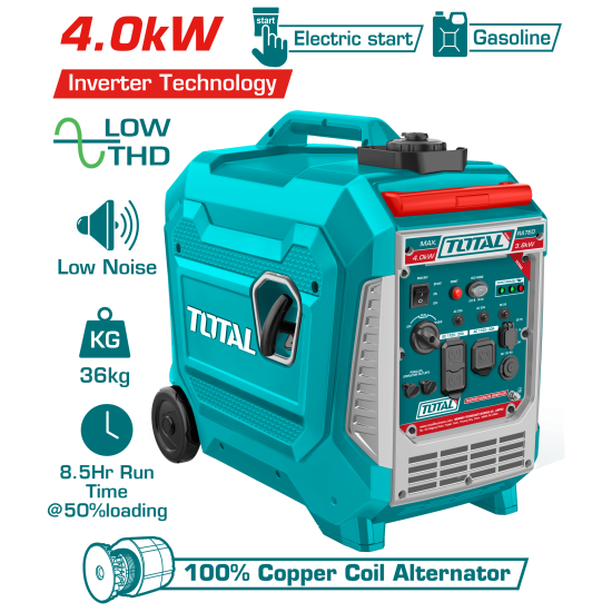靜音變頻四行程汽油發電機/4.0kW (UTP547506E) 