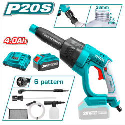 < 請洽各經銷通路 > TOTAL 鋰電高壓清洗機 20V (UTPWLI20084)