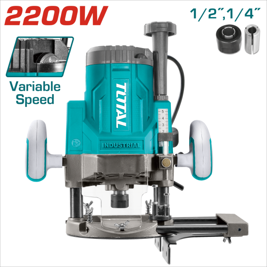  TOTAL 高功率電動修邊機 2200W (UTR111226)