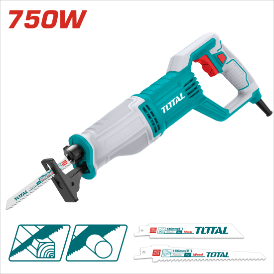 <請洽各經銷商> TOTAL 強力手持軍刀鋸機 750W (UTS100756)