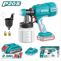 <請洽各經銷通路 > TOTAL 20V 電動噴漆槍 (UTSGLI20406)