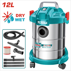TOTAL 12L 工業吸塵器 <乾溼清洗> (UTVC14122)